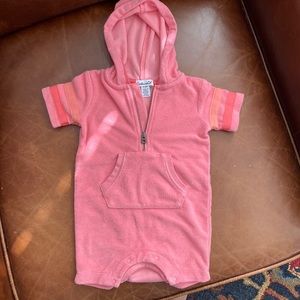Splendid Terry Cloth Zip onesie